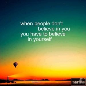 Believing Yourself Quotes