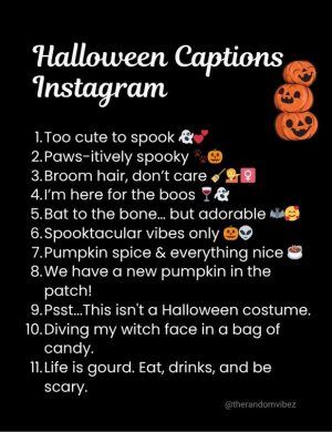 Halloween Picture Captions