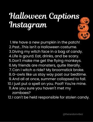 cute halloween captions