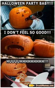 drunk halloween captions