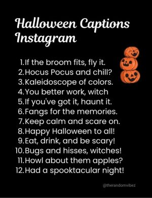 halloween captions for instagram