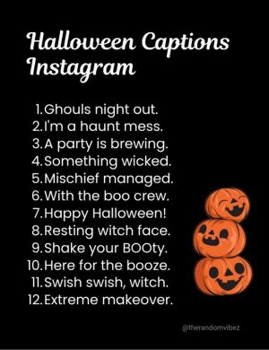 halloween instagram captions