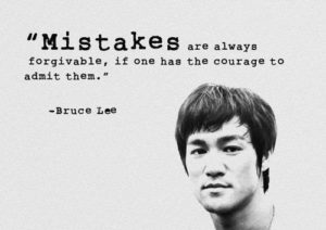 Best Bruce Lee Quotes Images about Mistakes