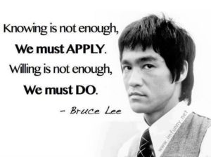 Bruce Lee Quotes about Practice