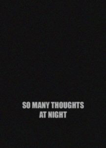 Thoughts I Can't SLeep Quote