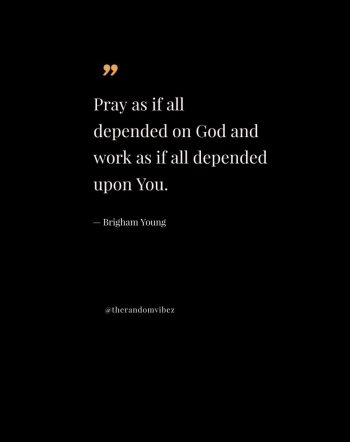 brigham young quotes prayer