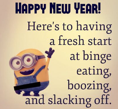 New Year Minion Quotes