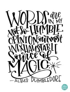 Dumbledore Quotes Words
