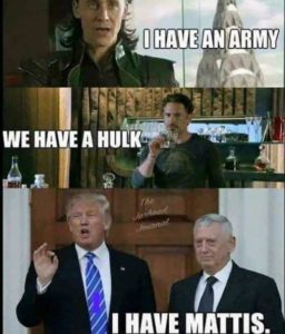 Mattis Memes Trump