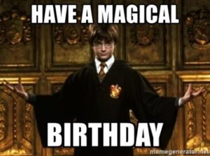 Happy Birthday Harry Potter Meme