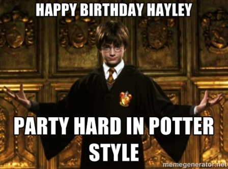 Comment your birthday - Harry Potter Memes and Stuff