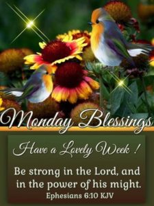 Good Morning Monday Blessings