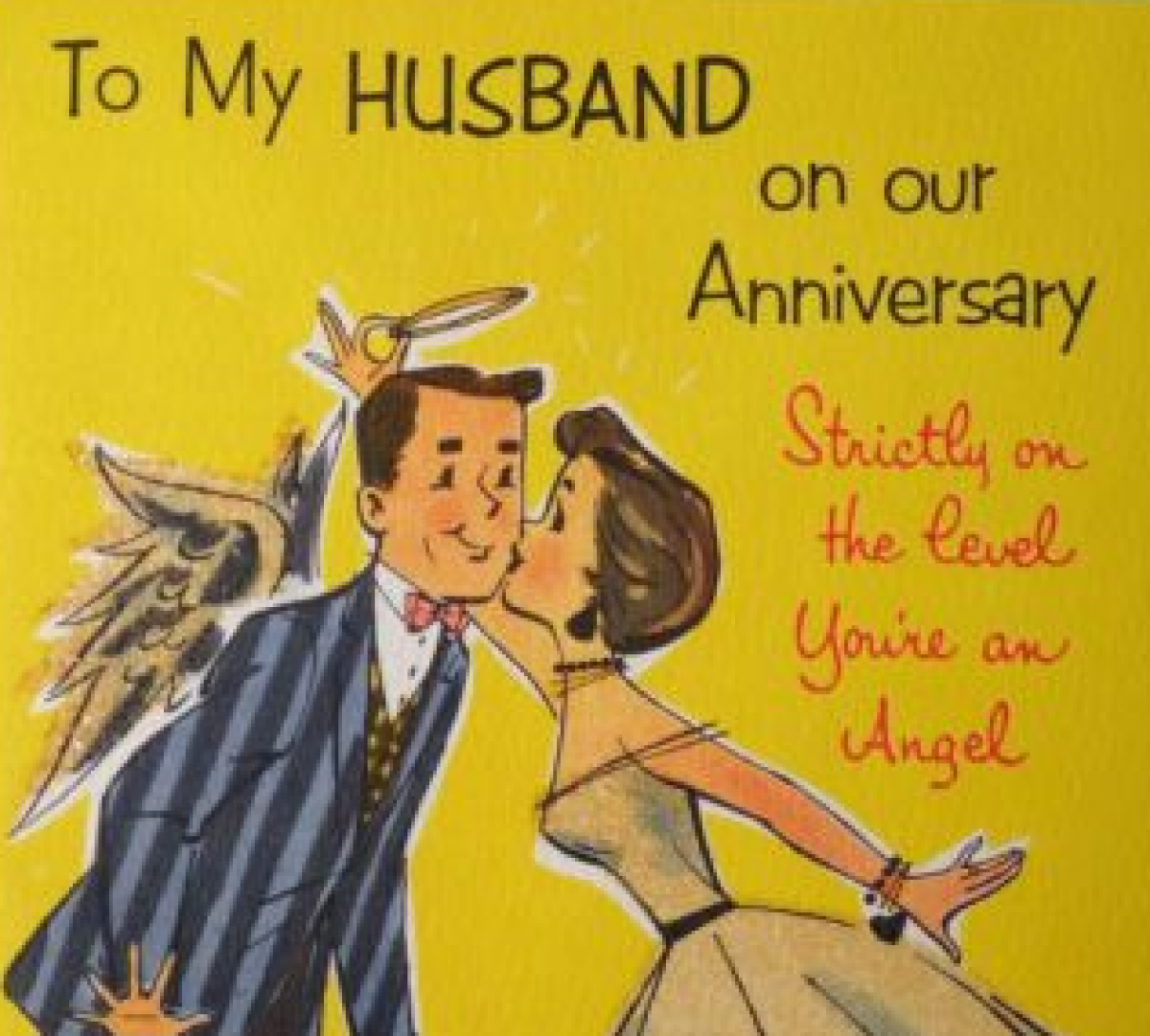 HUSBAND Funny ANNIVERSARY Wedding Greetings Card Best Decision.