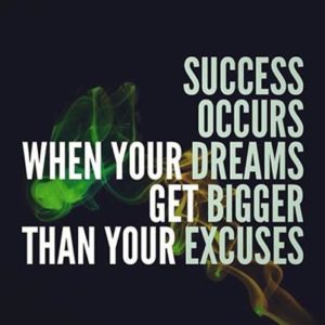 Motivational Quotes about Excuses
