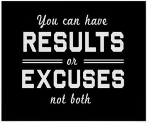 Results n Excuses Quotes