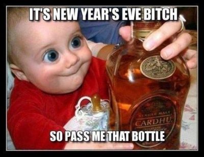 Alcohol New Year Memes