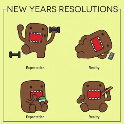 Funny New Year's Resolution List