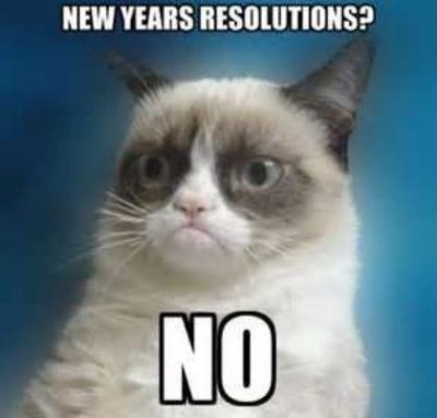 Grumpy Cat New Year's Resolution Meme