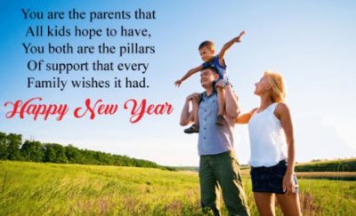 Happy New Year Wishes For Parents