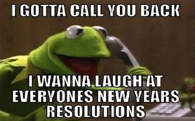 Humorous 2020 New Year Resolution