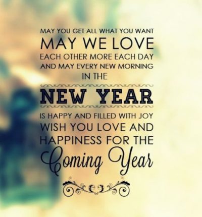 Inspirational New Year Wishes For Friends