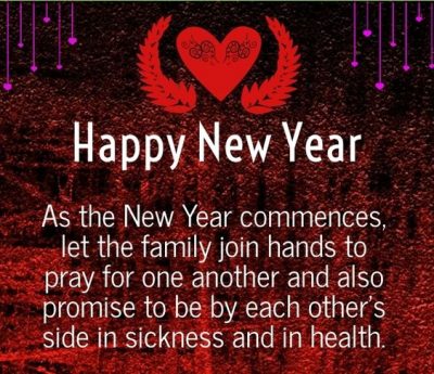 New Year Message For Family