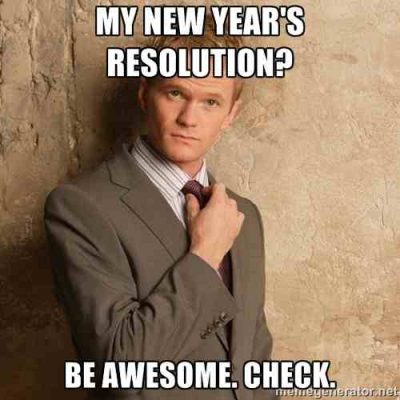 New Year Resolution Meme 2020