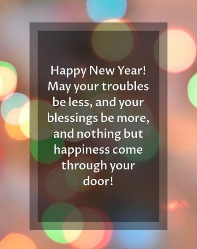 New Year's Blessings