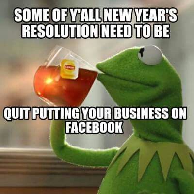 Popular New Year's Resolution Meme