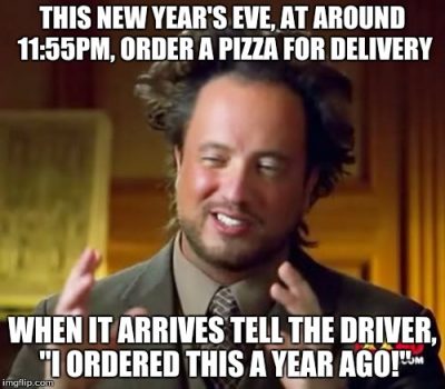 Sarcastic New Year Meme