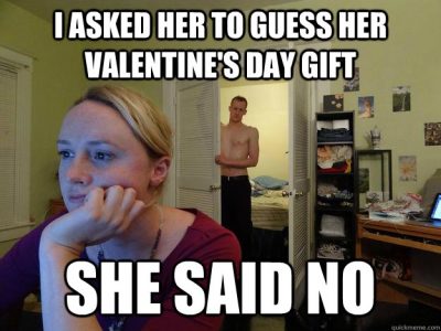 Gift On Valentine Day's Meme