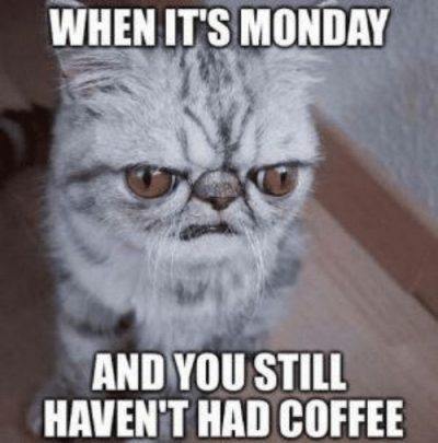 Hate For Monday & Love For Coffee Memes