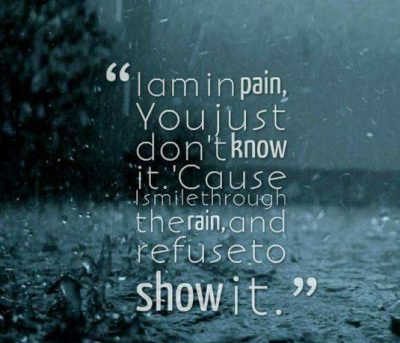 Hiding Hurt & Pain Quotes