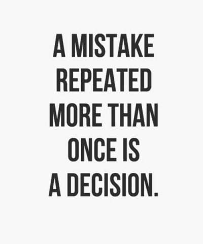 Repeated Mistakes Quotes