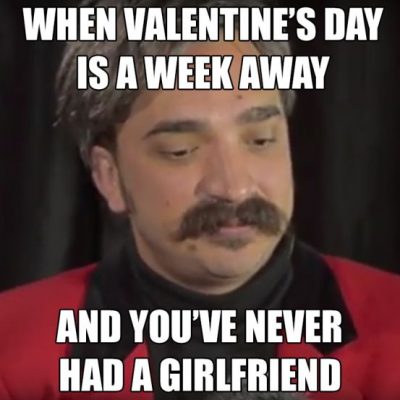 Sad Valentine Day's Meme
