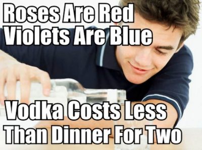 Valentine Day's Alcohol Meme