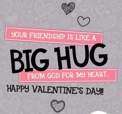 Valentines Day Hugs To Friends Quotes