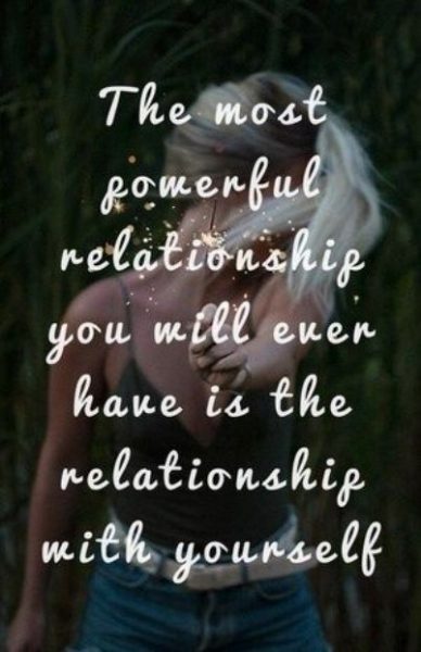 Be In Relationship With Yourself