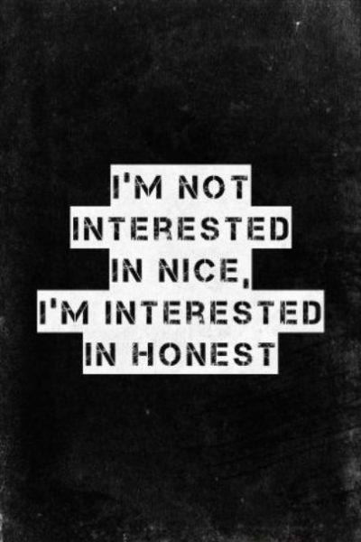 Being Honest Quotes