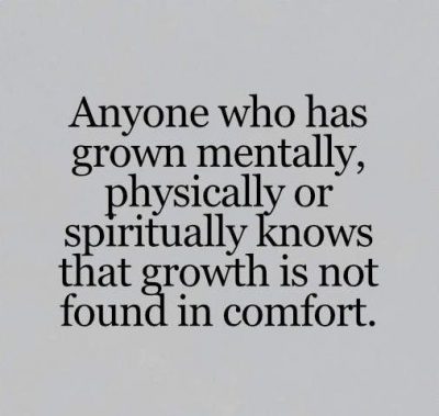 Growth Is Not Found In Comforts Quotes