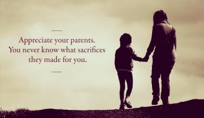 Sacrifices Of Parents