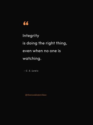 integrity quote