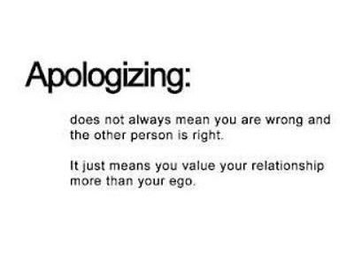 Apologizing In Relationship Quotes