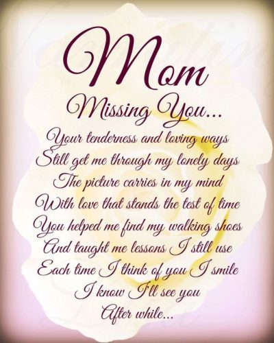 Deep Memorial Mom Quotes