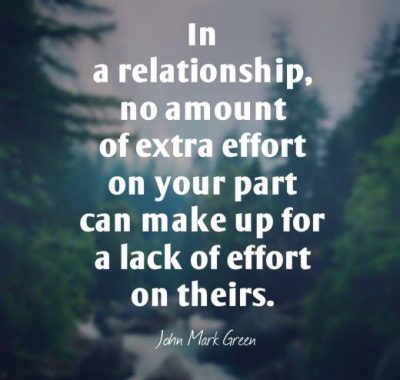Effort In Relationship Quotes
