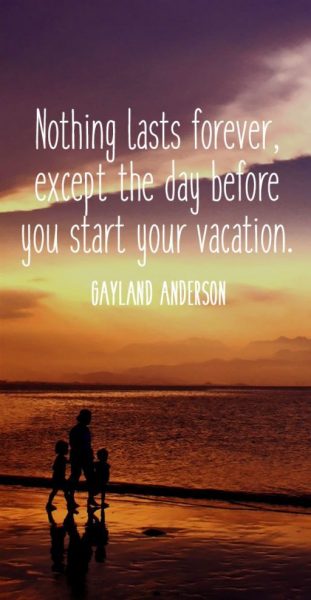End of Vacation Quotes
