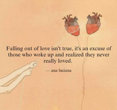 Falling Out Of Love Picture Quotes