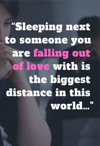 Falling Out Of Love With Husband Quotes