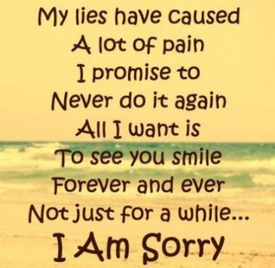 I Am Sorry Text For Her