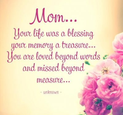 Memorial Quotes For Mom